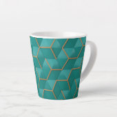 Tasse Latte géométrique (Angle droit)