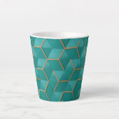 Tasse Latte géométrique (Devant)