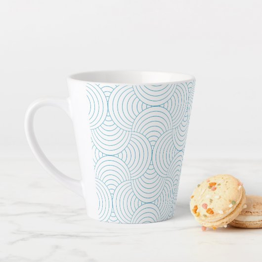 Tasse Latte géométrique #2 (En situation)