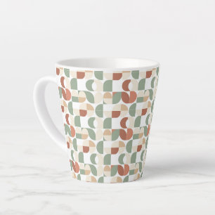 Tasse Latte Géométrique scandinave
