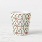 Tasse Latte Géométrique scandinave (Devant)
