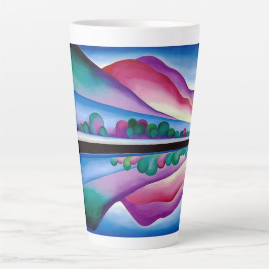 Tasse Latte Georgia O'Keeffe, Lake George Reflection (1921) (Devant)