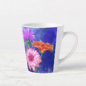 Tasse Latte Gerbera Daisies (Droite)