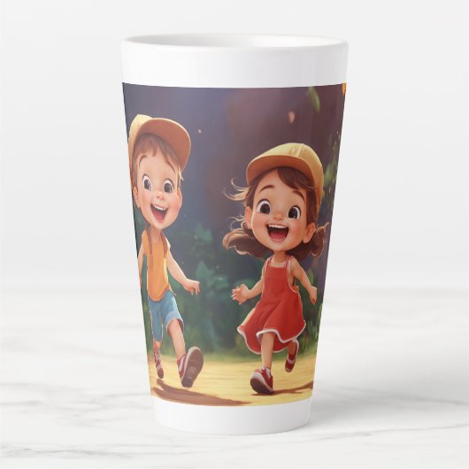 Tasse Latte Giggle Buddies (Devant)