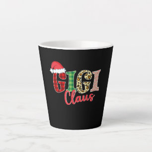 Tasse Latte Gigi Claus Santa Hat Drôle Jeu de Noël Drôle