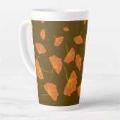 Tasse Latte ginkgo dansant (Angle gauche)