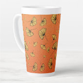 Tasse Latte ginkgo d'automne (Angle gauche)