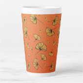 Tasse Latte ginkgo d'automne (Devant)