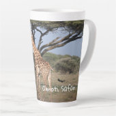 Tasse Latte Giraffe africaine, tarde (Angle droit)