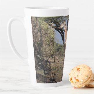 Tasse Latte Giraffe africaine, tarde