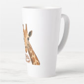 Tasse Latte Giraffe Au Calme Différent - Giraffe Art (Angle droit)