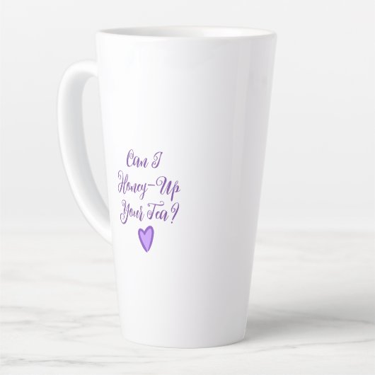 Tasse Latte GIRAFFE & HONEYBEE TEA par Jeff Willis (Angle gauche)