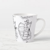 Tasse Latte Girl Power Sculling Boat Thunder_Cove (Droite)