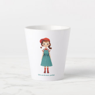 Tasse Latte Girls can do more.. period - limited edition 781 p
