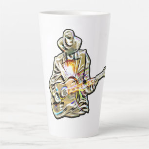 Tasse Latte Gitarren Blues Mann - Sentez-le