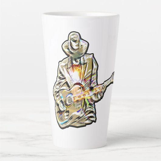 Tasse Latte Gitarren Blues Mann - Sentez-le (Devant)