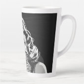 Tasse Latte Glace blonde de style comic graphique BW 50 (Droite)