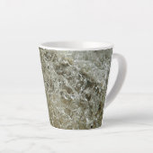 Tasse Latte Glace glaciaire Texture nature Abstraite (Angle droit)