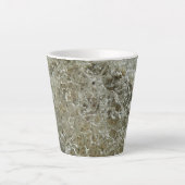 Tasse Latte Glace glaciaire Texture nature Abstraite (Devant)