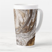 Tasse Latte glamor 001 couleur brun liquide (Angle droit)