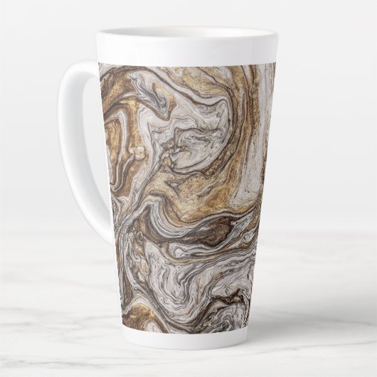 Tasse Latte glamor 001 couleur brun liquide (Angle gauche)
