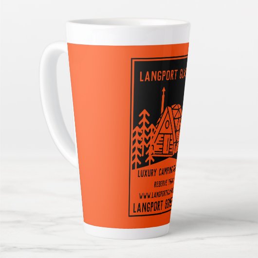 Tasse Latte Glamping De Luxe (Angle gauche)