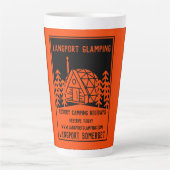 Tasse Latte Glamping De Luxe (Devant)