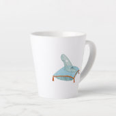 Tasse Latte Glass Slipper (Angle droit)