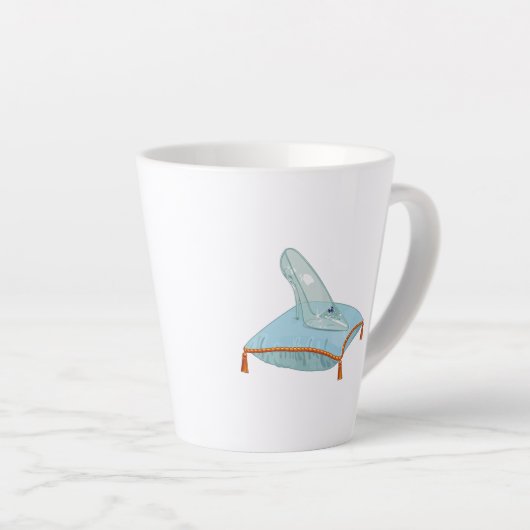 Tasse Latte Glass Slipper (Angle droit)