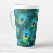 Tasse Latte Gloire de paon (Angle gauche)