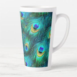 Tasse Latte Gloire de paon