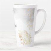 Tasse Latte Glowers d'or sur marbré (Droite)