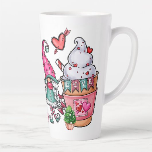 Tasse Latte Gnomes Amoureux De (Droite)