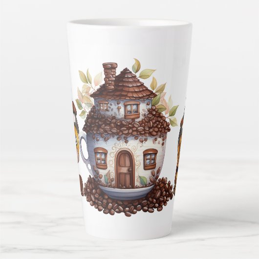 Tasse Latte Gnomes de café (Devant)