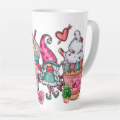 Tasse Latte Gnomes en amour avec (Angle droit)