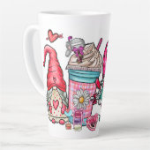 Tasse Latte Gnomes en amour avec (Angle gauche)
