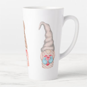 Tasse Latte Gnomes Valentines Vacances