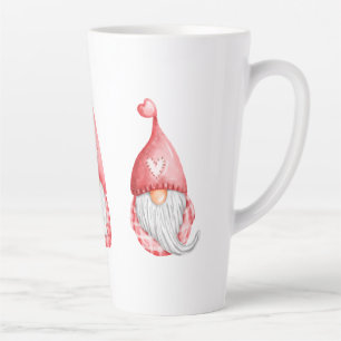 Tasse Latte Gnomes Valentines Vacances