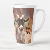 Tasse Latte Goat Cute Drôle Je Vais Ça (Droite)