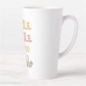 Tasse Latte Gobble Gobble Jusqu'À Ce Que Vous Tournez | Thanks (Droite)