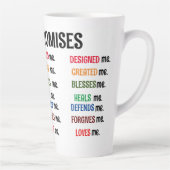 Tasse Latte God design me And promise collection. (Droite)