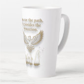 Tasse Latte God protection (Angle droit)