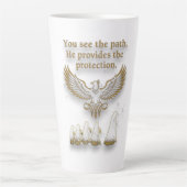 Tasse Latte God protection (Devant)
