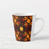 Tasse Latte Gold Modern Boho Elegant Abstract Art Pattern #506 (Droite)