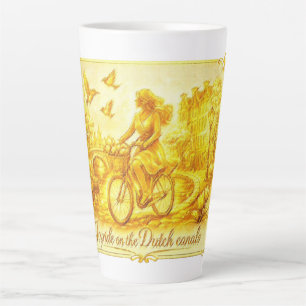 Tasse Latte GoldAmsterdam Abstrait Minimaliste Pastels lisse