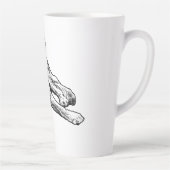 Tasse Latte Golden avec Comic Grain (Droite)