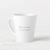 Tasse Latte Golden Crescent Co (Angle gauche)