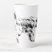 Tasse Latte Golden Retriever Holiday Brew (Devant)