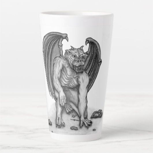 Tasse Latte Golem Gargoyle (Devant)