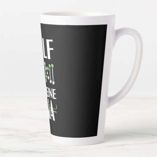 Tasse Latte Golf C'est mon ADN (Droite)